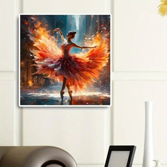 Ballet Lady Dancing Diamond Painting Kit # 511 - Picture 3 of 4